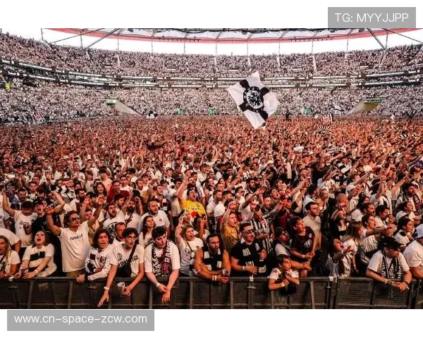 法兰克福主场球迷Tifo秀，展现欧洲足球文化多样性